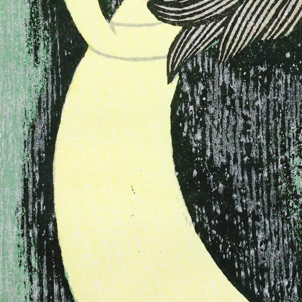 【真作】池田修三「チューリップ」1979年 木版画 直筆サイン 版画 絵画 Amazon.co.jp: 真作池田修三「チューリップ」1979年 木版画 直筆