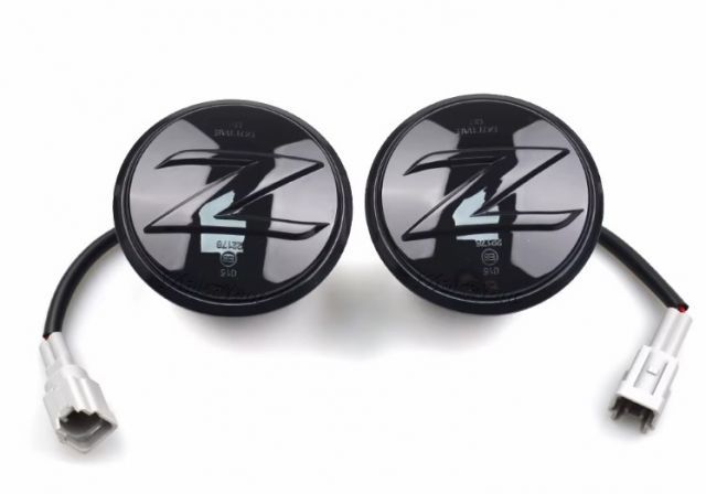 Z34 HZ34 フェアレディZ (2009-2020) 流れる LED シーケンシャルサイドマーカー スモークレンズ ウインカー Eマーク取得