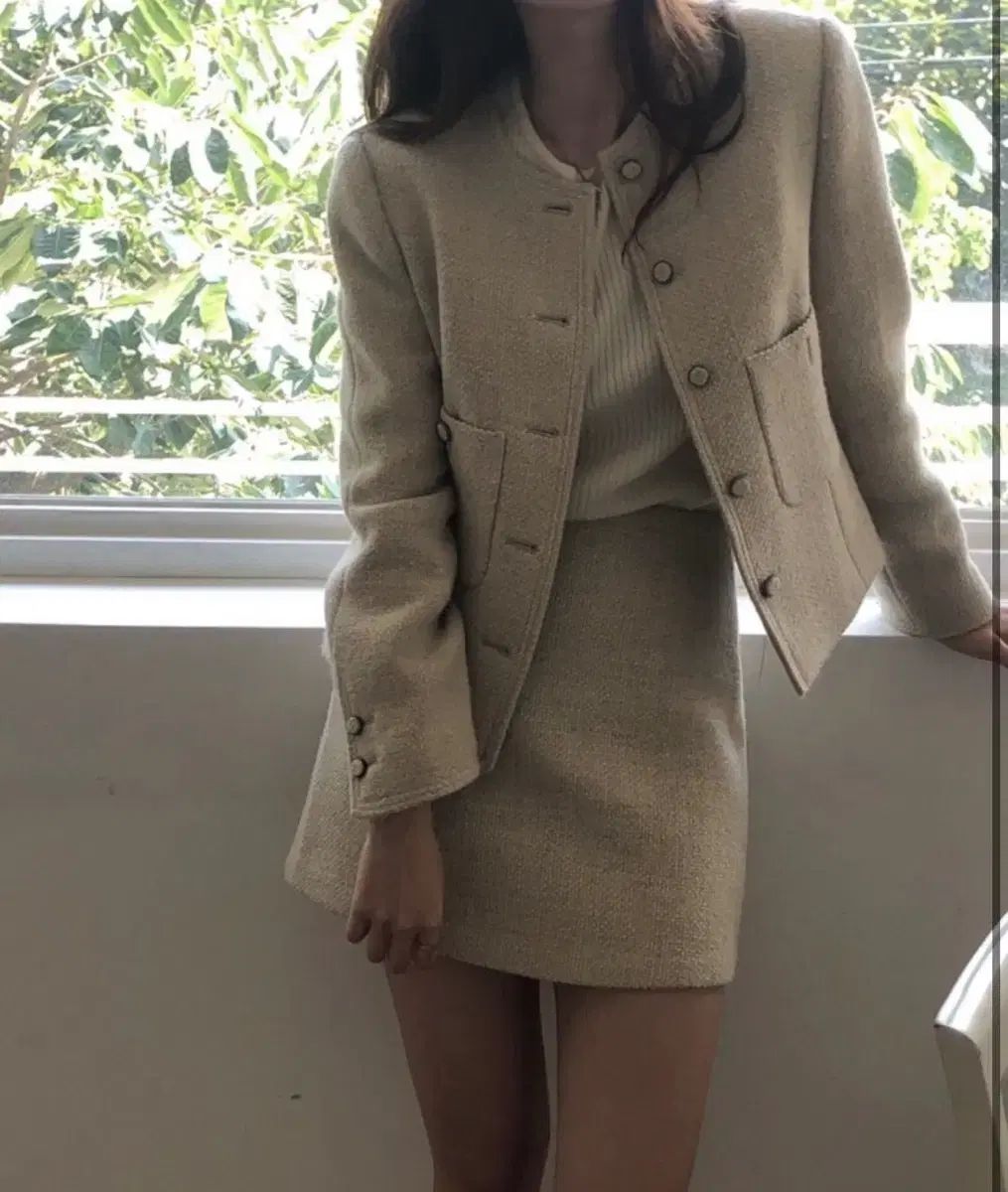 JTOU ジェイトゥユー ヴェルサイユ ツイード セットアップ M