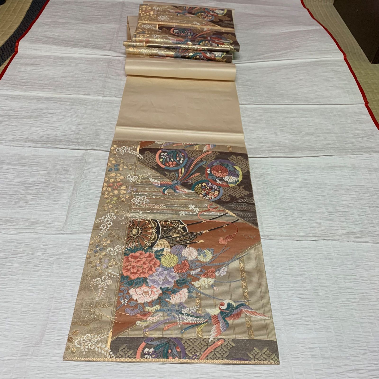 礼装 振袖用袋帯 西陣織：岡文(仕立て上り品) 西陣の名門【岡文織物】