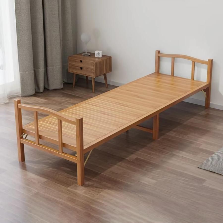 折りたたみベッド 竹庭 サイズ:横幅80cm】【組立不要】折りたたみベッド 竹庭 ベッド