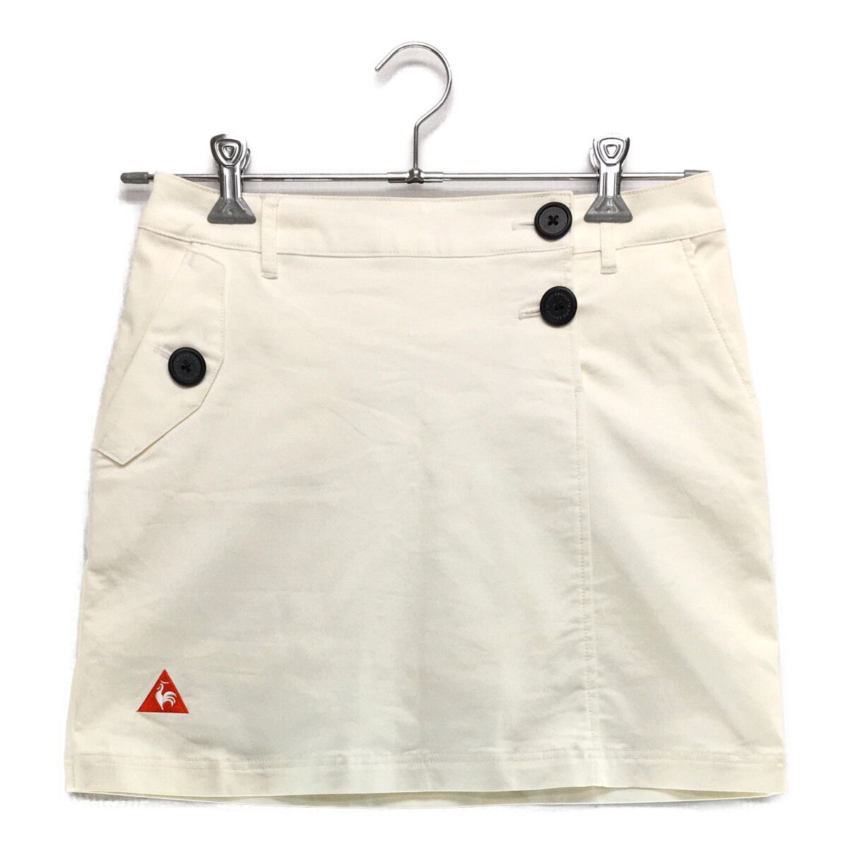 le coq sportif - coco 中古 ルコックスポルティフ le coq sportif レディース スカート 9号 黒×白 一体型インナーパンツ付き le coq sportif - coco 中古 ルコックスポルティフ le coq