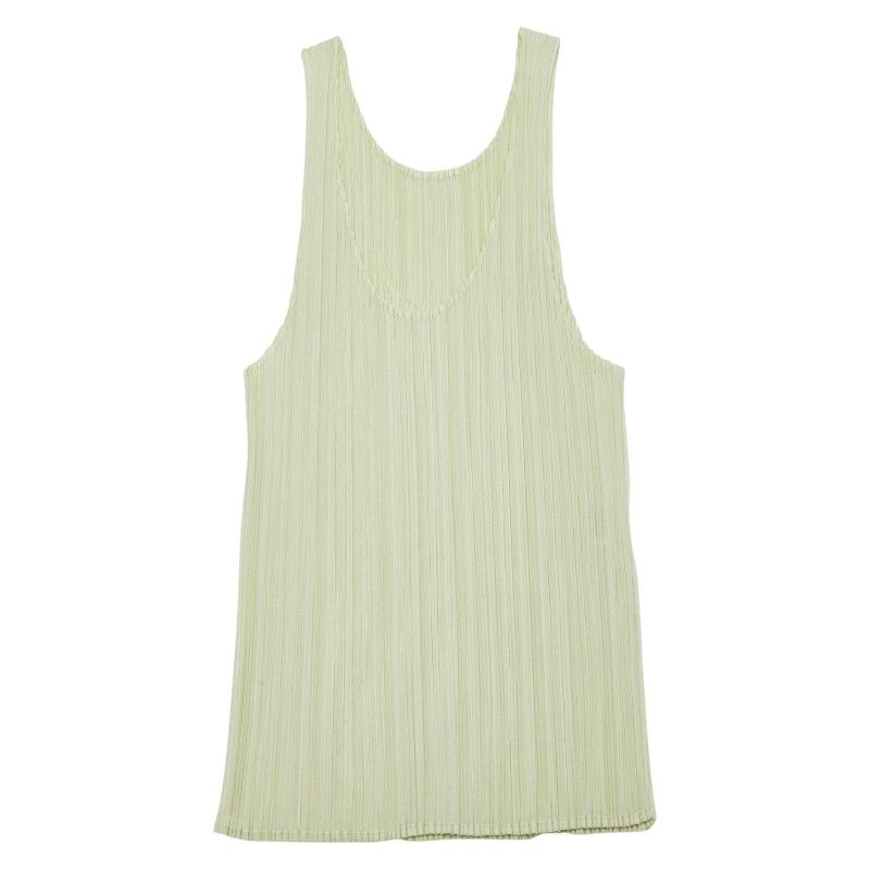 イッセイミヤケ プリーツ ライトグリーン ポリエステル レディース ISSEY MIYAKE 1-0233080