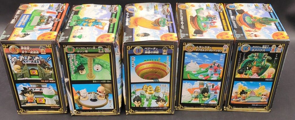 バンダイ 広がる! ドラゴンボール パノラマワールド 全5種セット