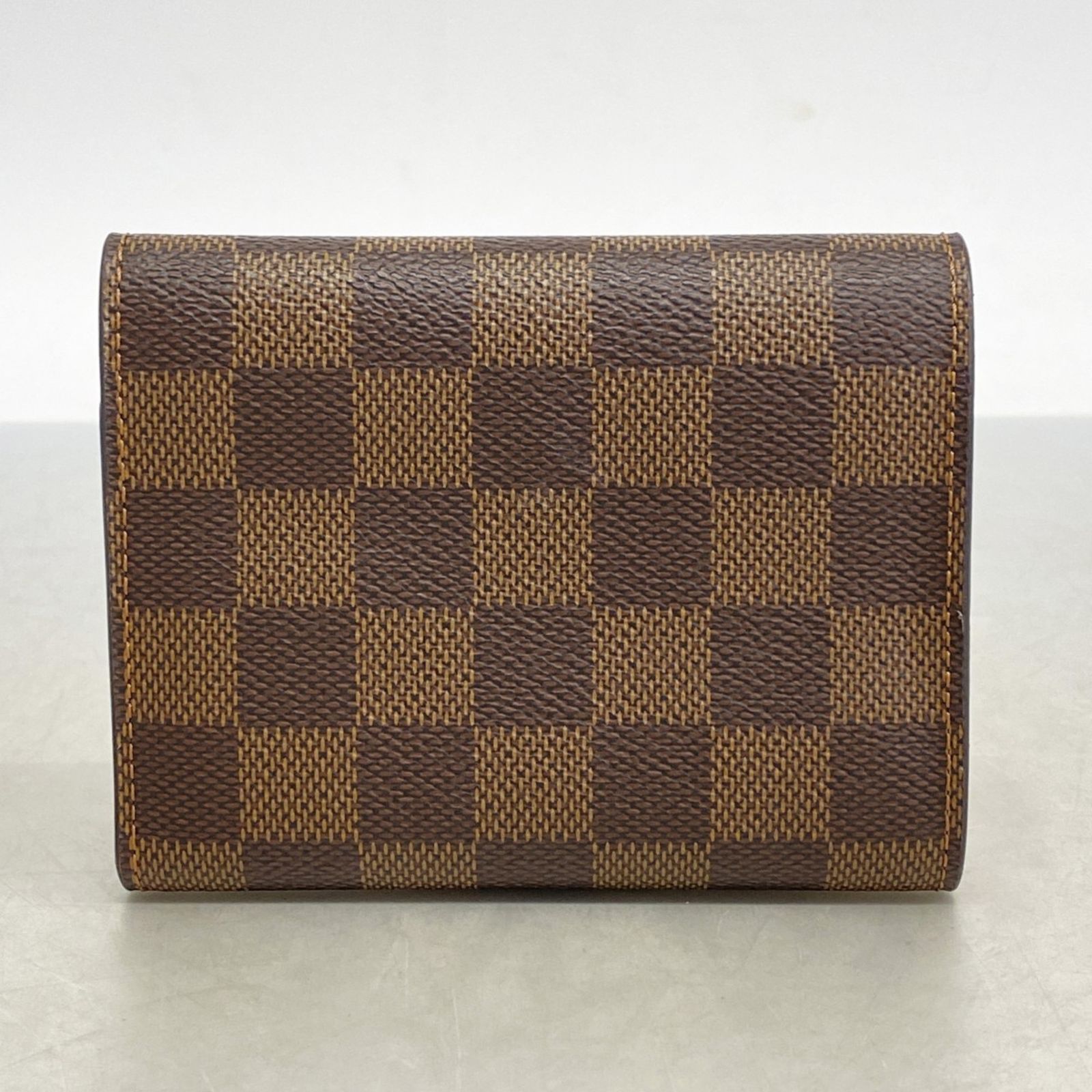 LOUIS VUITTON ダミエ・エベヌ 三つ折り財布 新型モデル】 ルイヴィトン エリーズ 三つ折り財布 ダミエ
