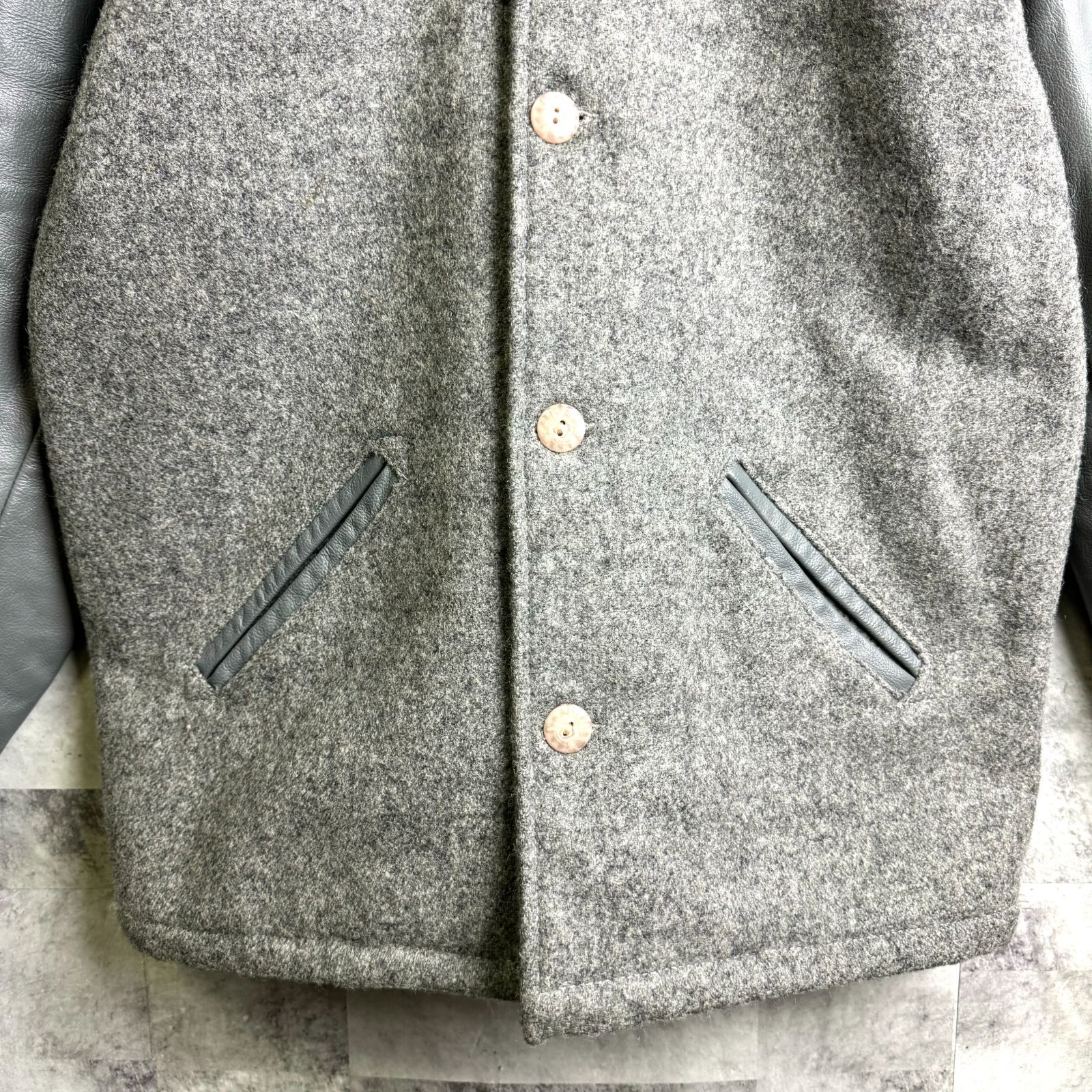 SKOOKUM　スクーカム　　スタジャン　アワードジャケット　マスタード　34 111142863⑤ USA製 90\u0027s SKOOKUM スクーカム アワードジャケット スタジャン