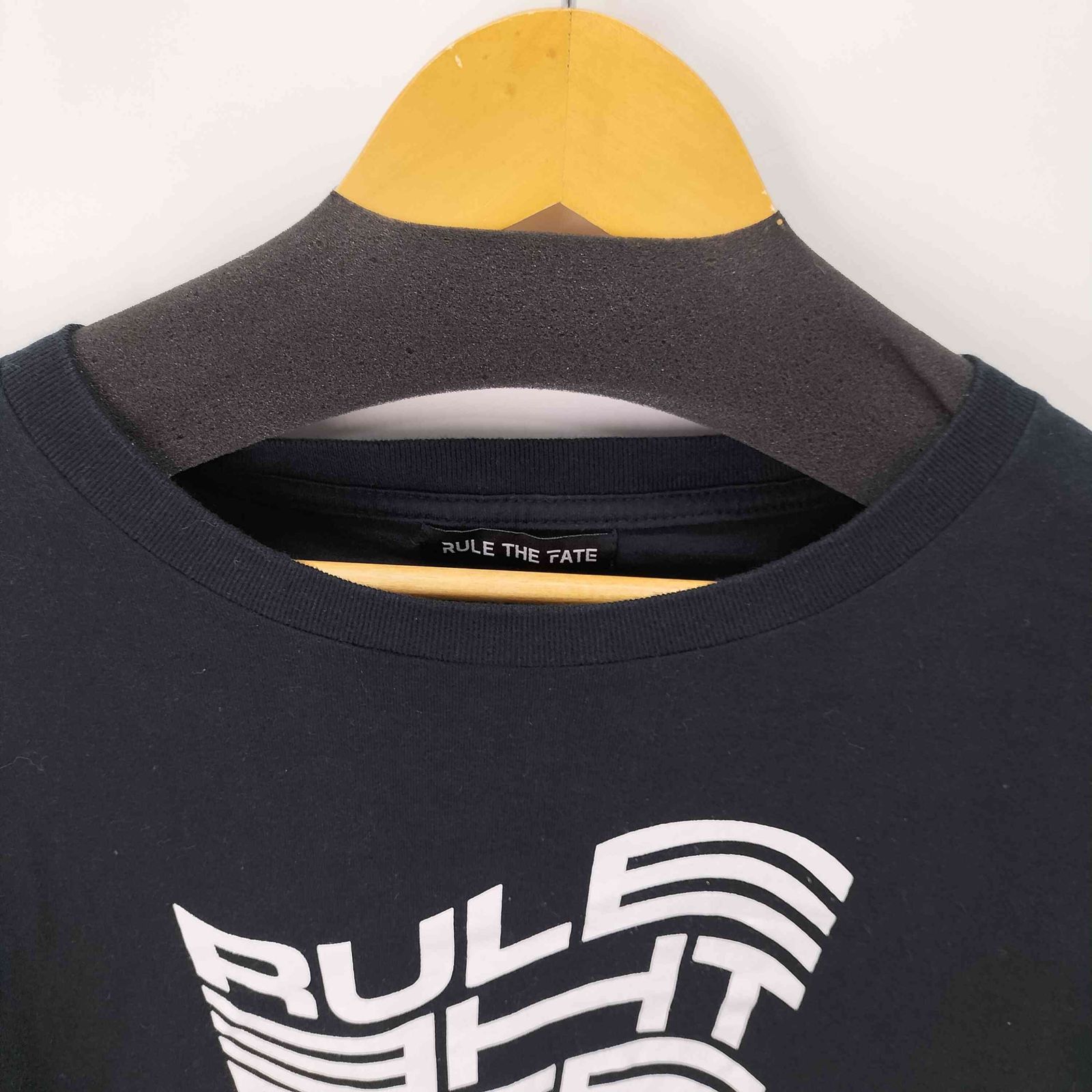 RULE THE FATE Tシャツ Hiro着用 サイズ1　ブラック 古着 RULE THE FATE ルールザフェイト 長袖Tシャツ ロンT サイズ1