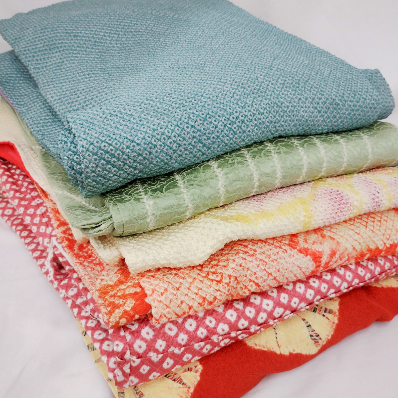 ATQ005 アンティーク紬 13点セット まとめ売り リメイク SBR0237