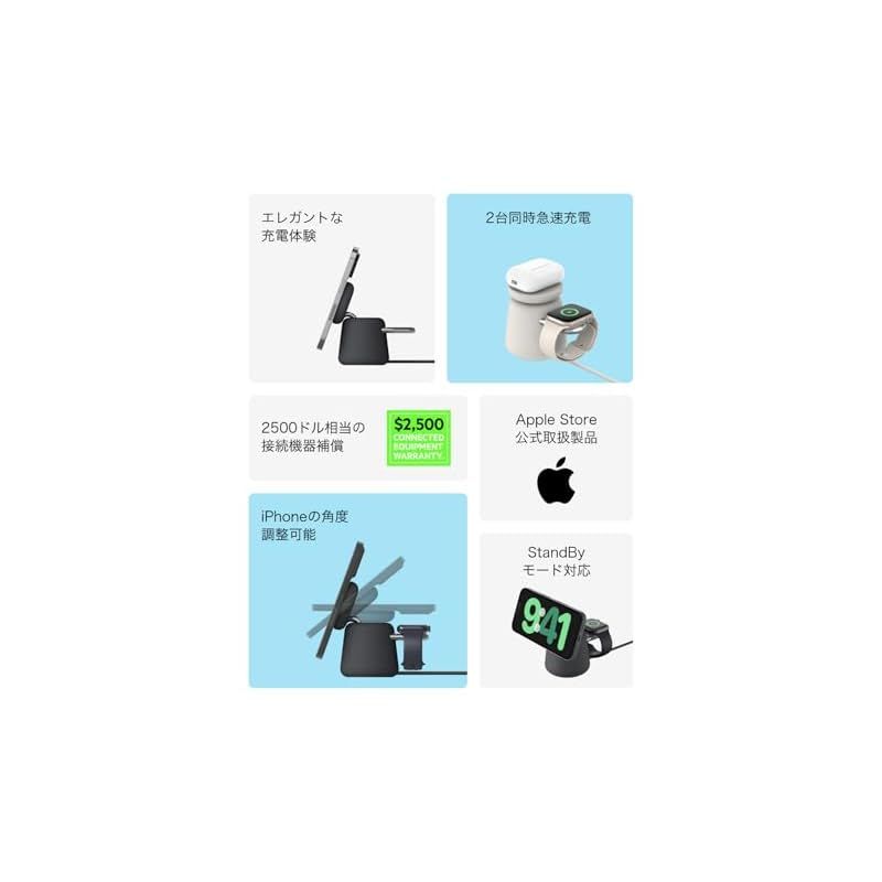 Apple取扱製品 最大15W高速充電