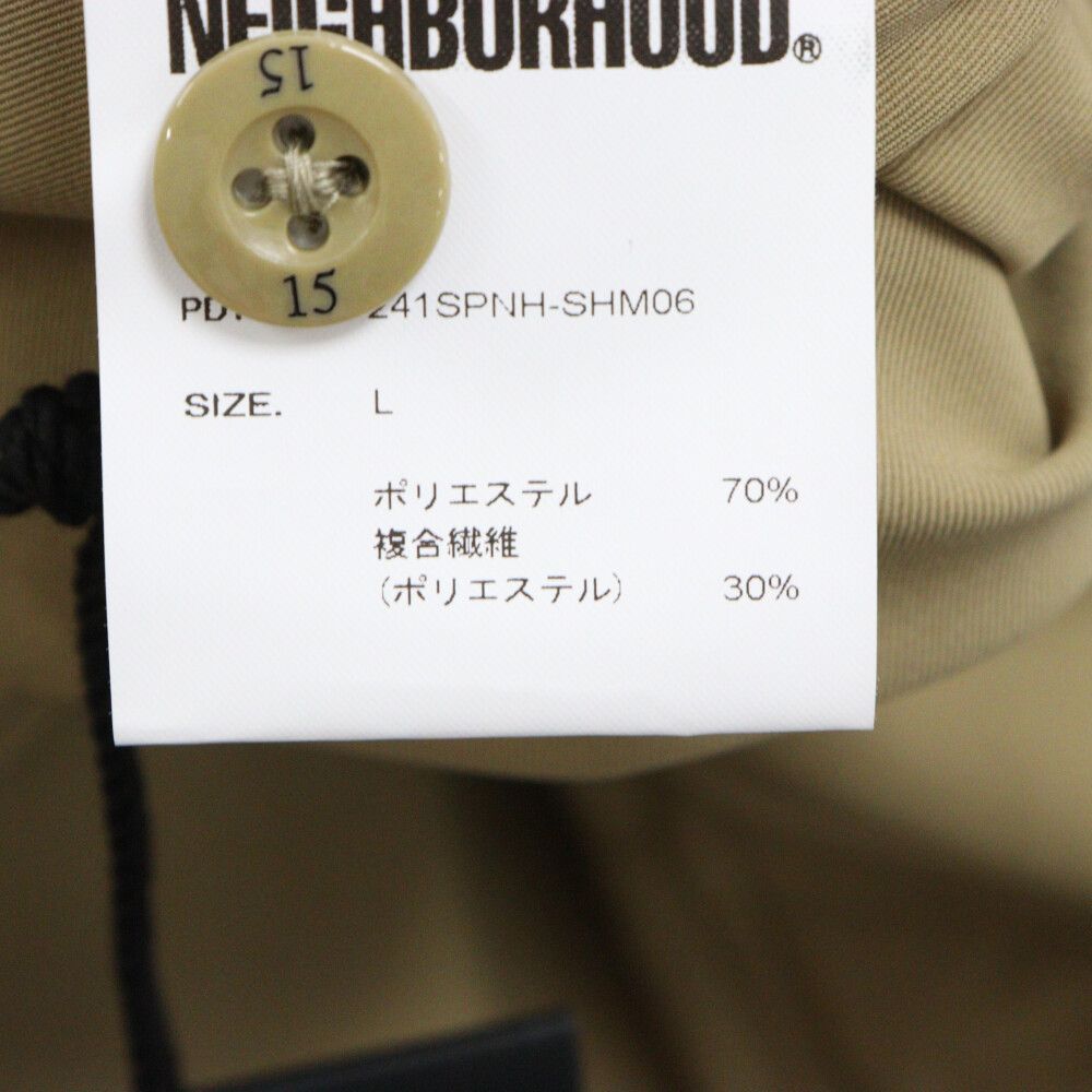 NEIGHBORHOOD (ネイバーフッド) 24SS NO COLLAR SHIRT LS ノー