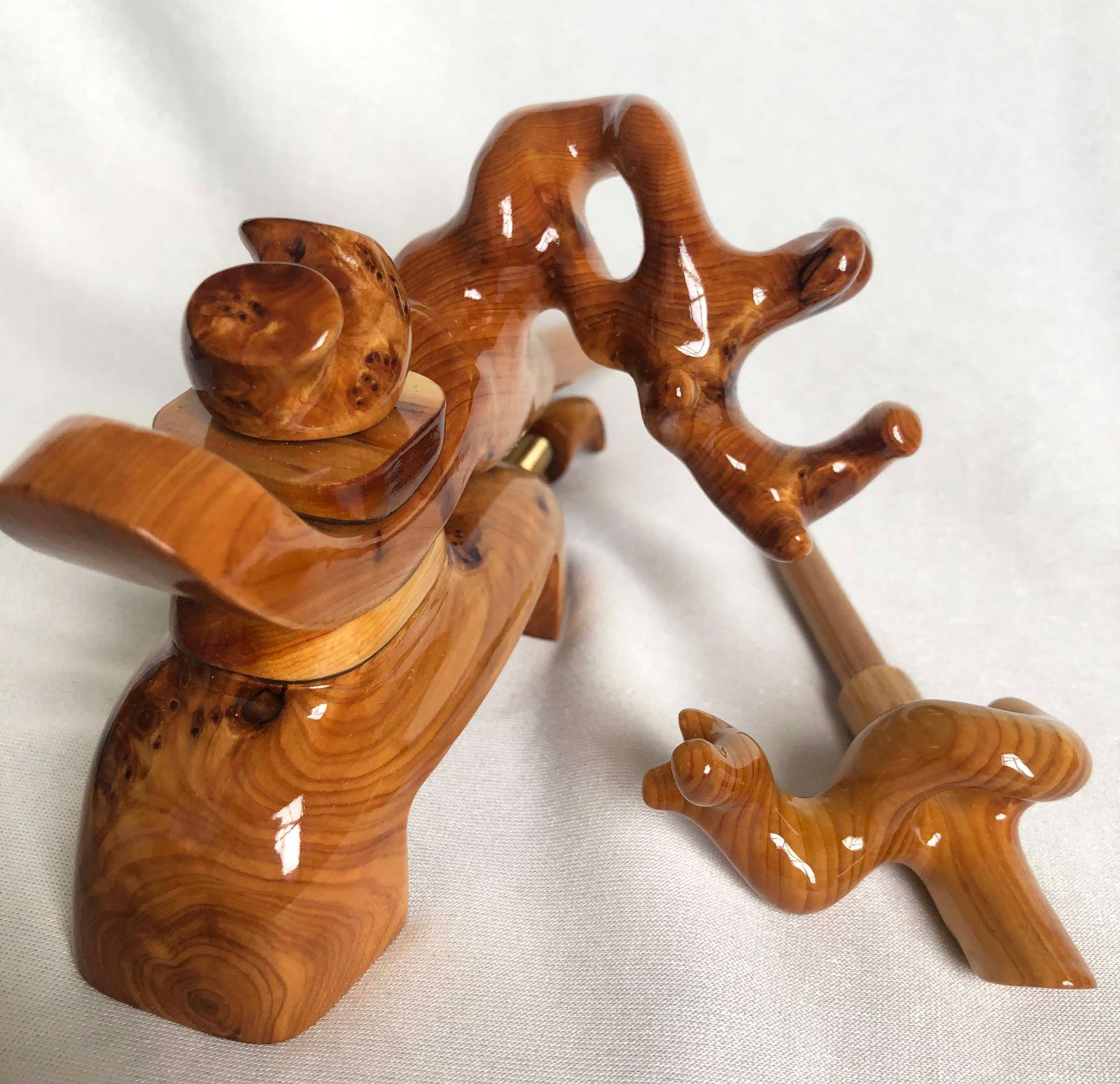 美品 釣具 万力 ヘラブナ へらぶな 天然木 けやき 手作り ハンドメイド 天然木万力 ヘラブナ釣り用万力 天然1点物｜Yahoo!フリマ（旧