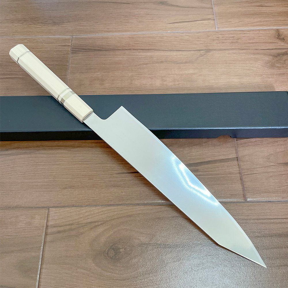 VG10号本焼出刃包丁 八角柄