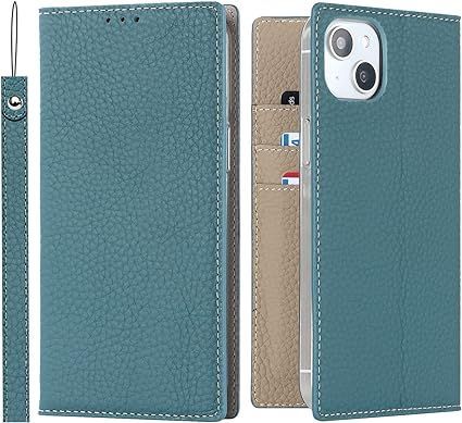 iPhone 14 6.1'' ケース手帳型 iPhone14 ケース Pelanty 牛革製品 本革レザー iPhone14 財布型カバー カード収納 スタンド機能 内蔵マグネット 手作り柔らかい スマホケース アイフォン14 携帯カバー