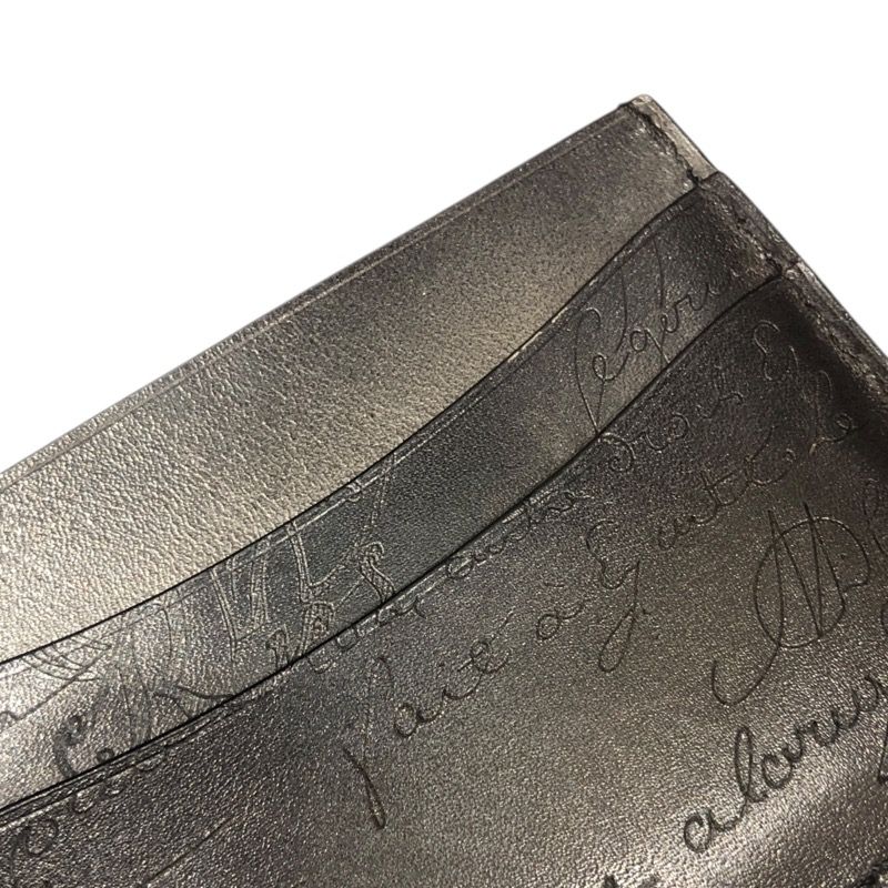Berluti ベルルッティ カリグラフィ ケース ブラック レザー Berluti ◇ベルルッティ◇未使用品 超レア SPオーダー