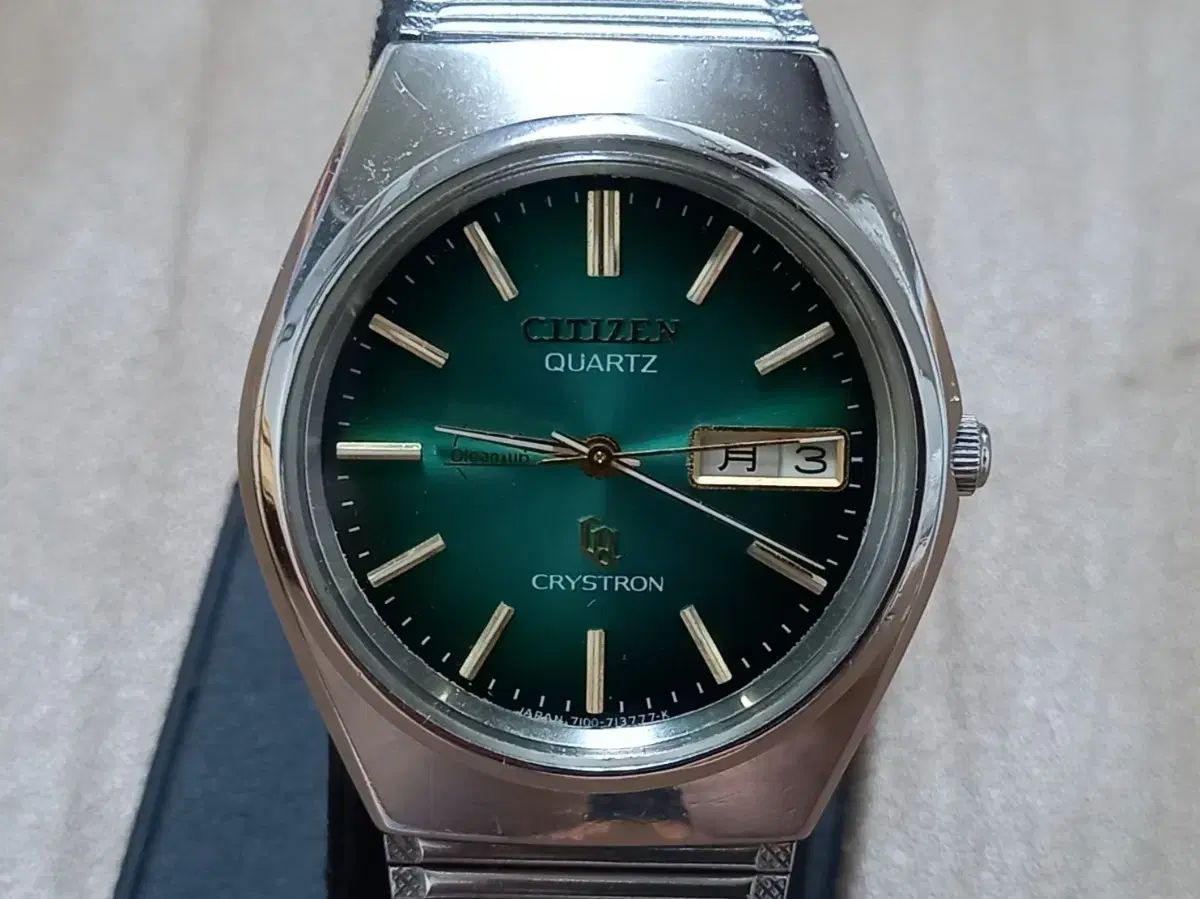 CITIZEN(シチズン) 時計 ヴィンテージ 80 ' s クリストン クォーツ メンズ スチール