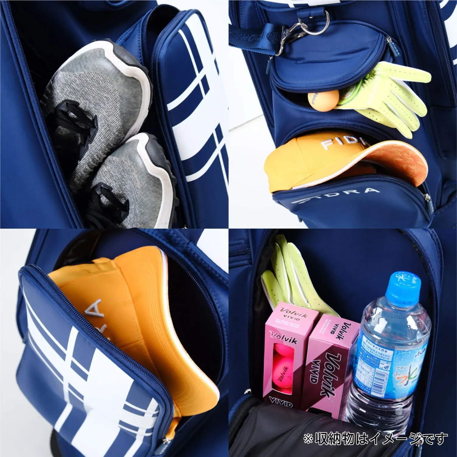 キャディバッグ FIDRA フィドラ セルフスタンド付きキャディ