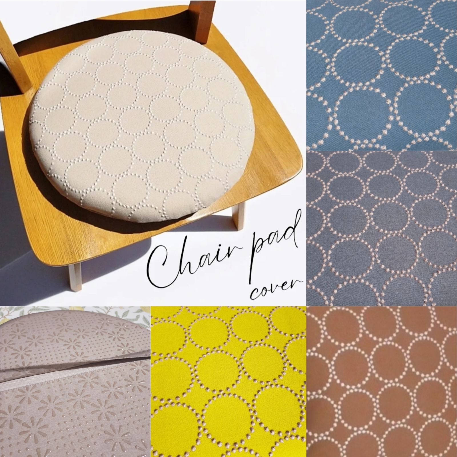 ラスト一点❣️ミナペルホネン ハンドメイド シートクッション チェアパッドカバー ラスト一点❣️ミナペルホネン ハンドメイド シートクッション チェア