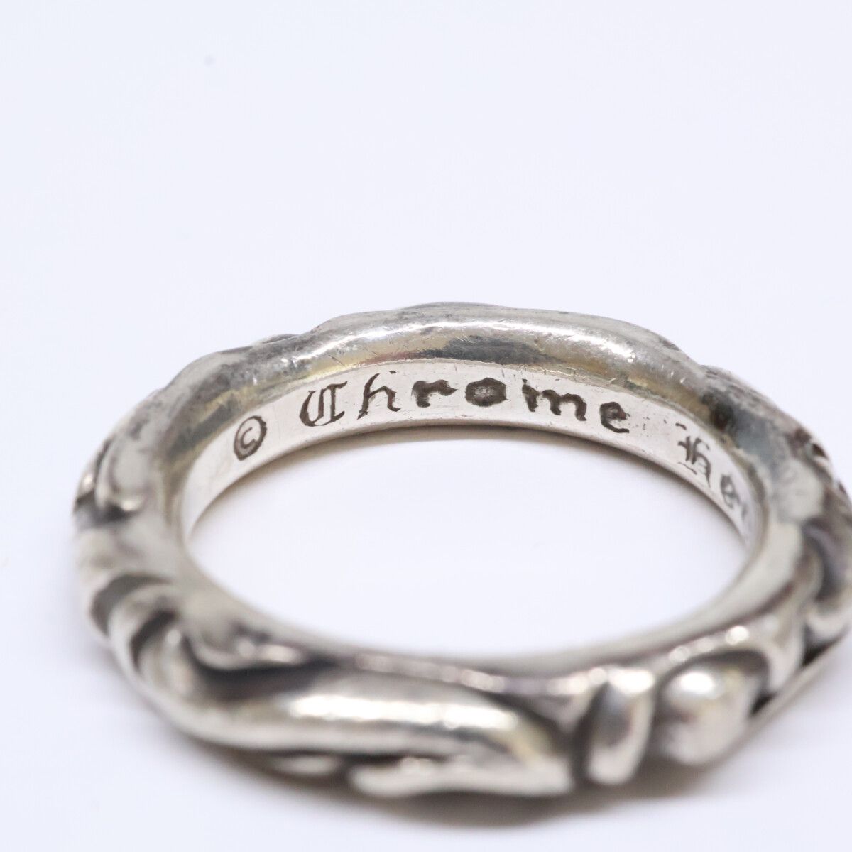 【CHROME HEARTS】クロムハーツ スクロールバンド 1994 CHROME HEARTS クロムハーツ スクロールバンド リング 指輪