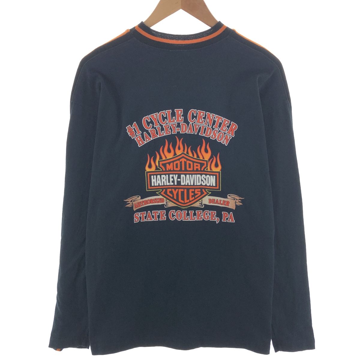 古着 00年代 ハーレーダビッドソン Harley-Davidson ロングTシャツ