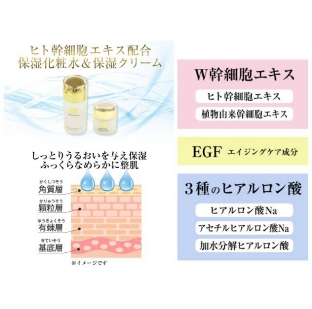 HSCモイスチャークリーム５点セット［レターパックプラス］ HSCモイスチャークリーム5点セット［レターパックプラス］