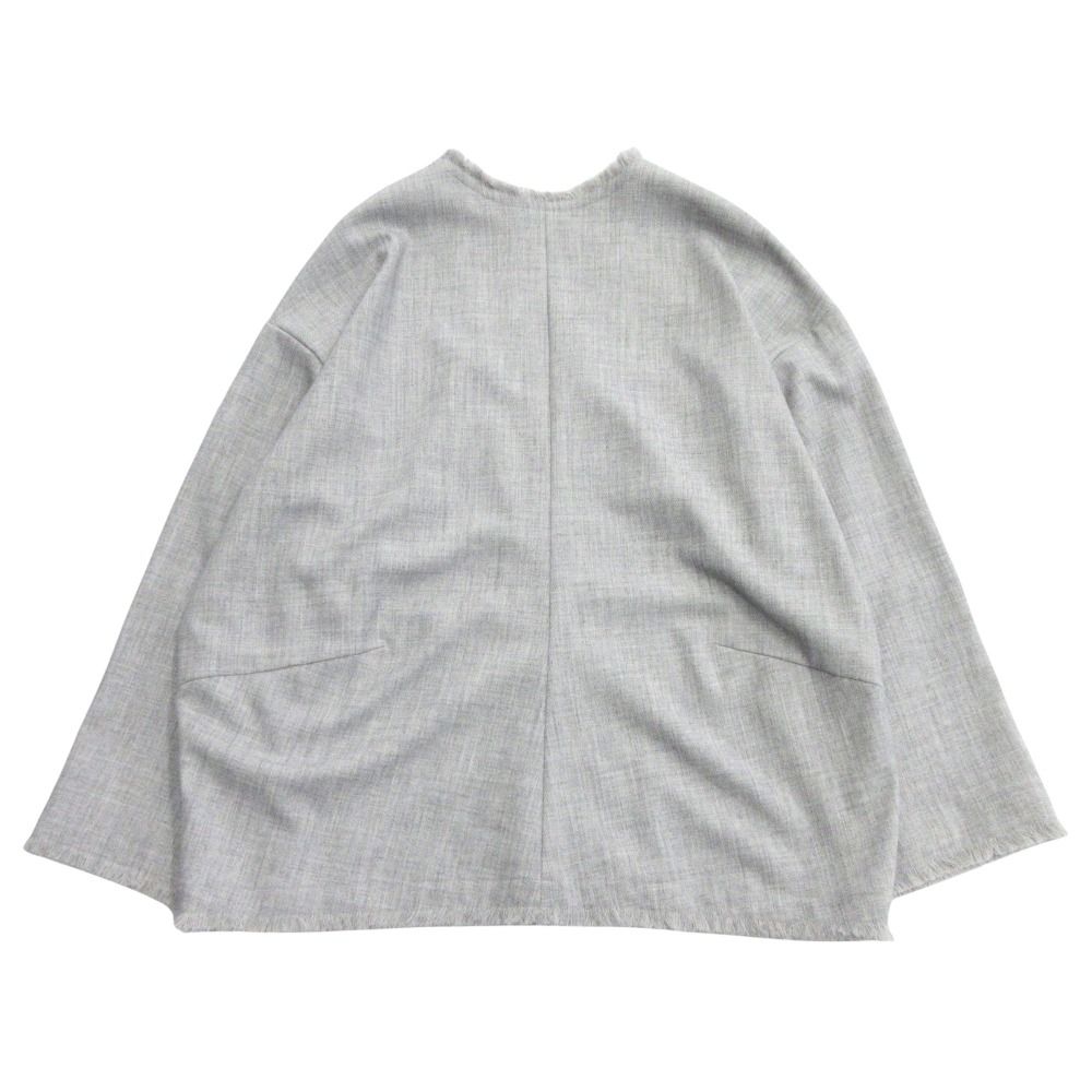 BEARDSLEY ビアズリー ガリャルダガランテ フカV フリンジ プルオーバー カットソー Vネック ワイド ゆったり 長袖 サイズF レディース 古着