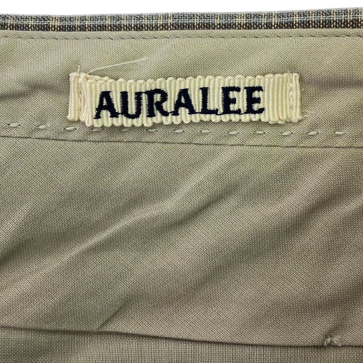 AURALEE オーラリー 20SS HARD TWIST WOOL DOUBLE FACE CHECK