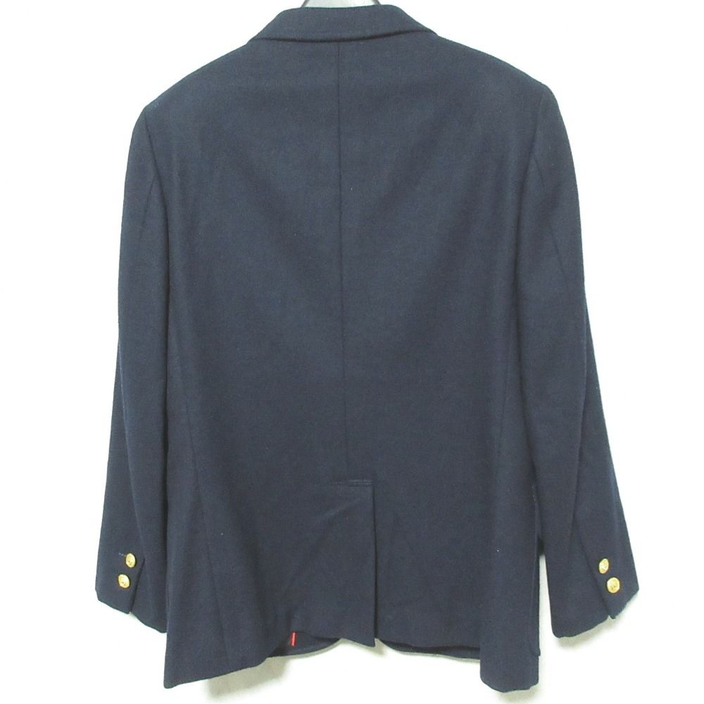 美品 J.PRESS ジェイプレス 金釦 エンブレムワッペン 紺ブレ