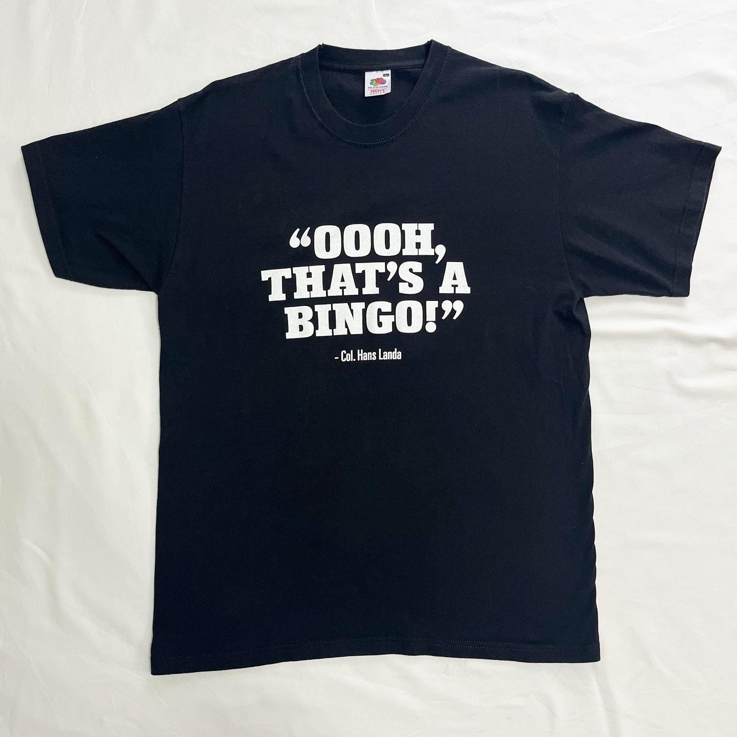 00s INGLOURIOUS BASTERDS movie t-shirt イングロリアス