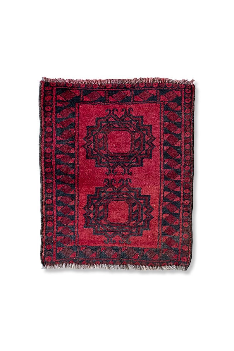 75 x 63cm 70s TRIBAL RUG by Trukmen トライバルラグ アフガンラグ トルクメン 手織り 絨毯 - メルカリ