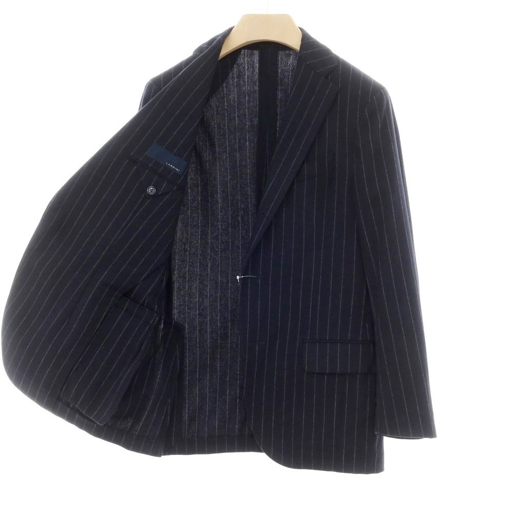 LARDINI グレーストライプスーツ サイズ46