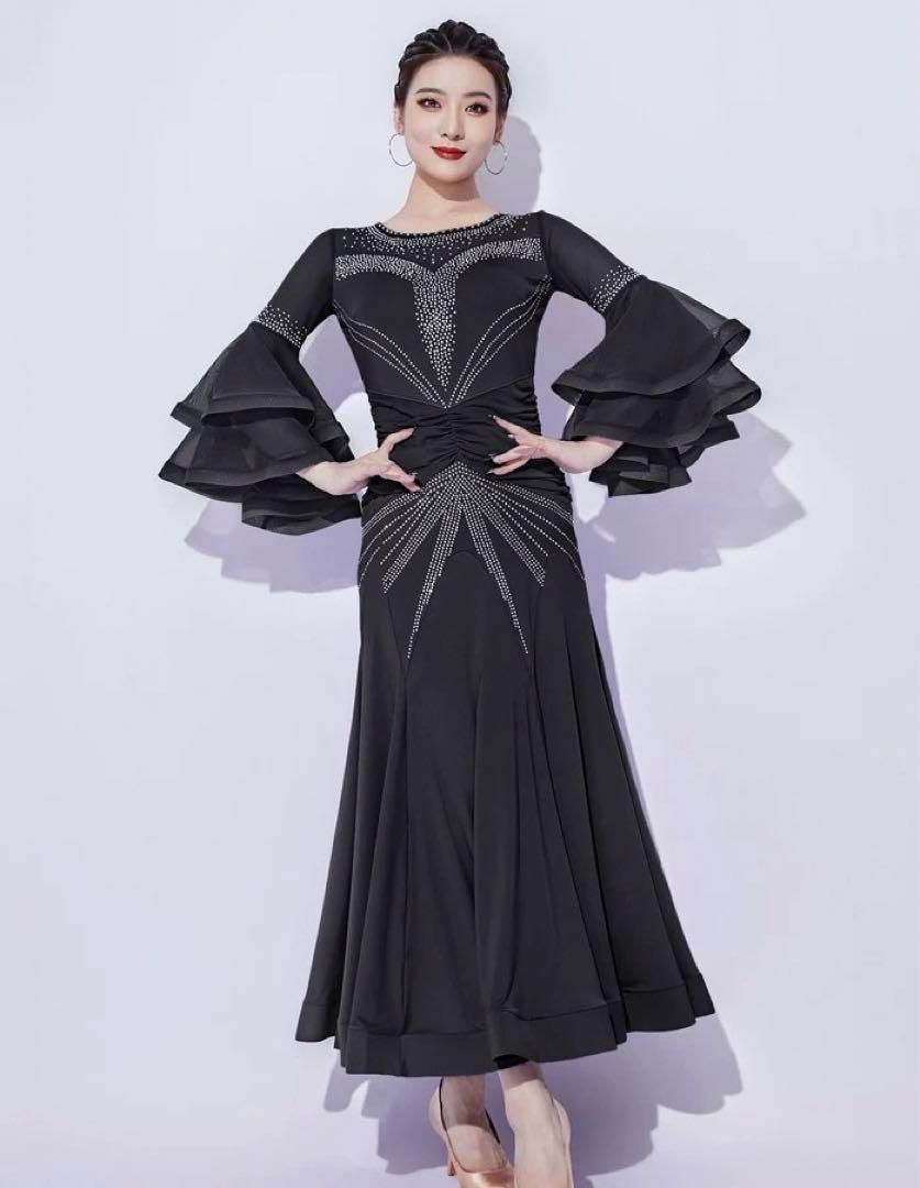 レースワンピース✦スタンダード練習着✨ダンスパーティーや発表会、デモにも！ ショップ スタンダードダンス向け練習着ワンピース ダンスパーティーに