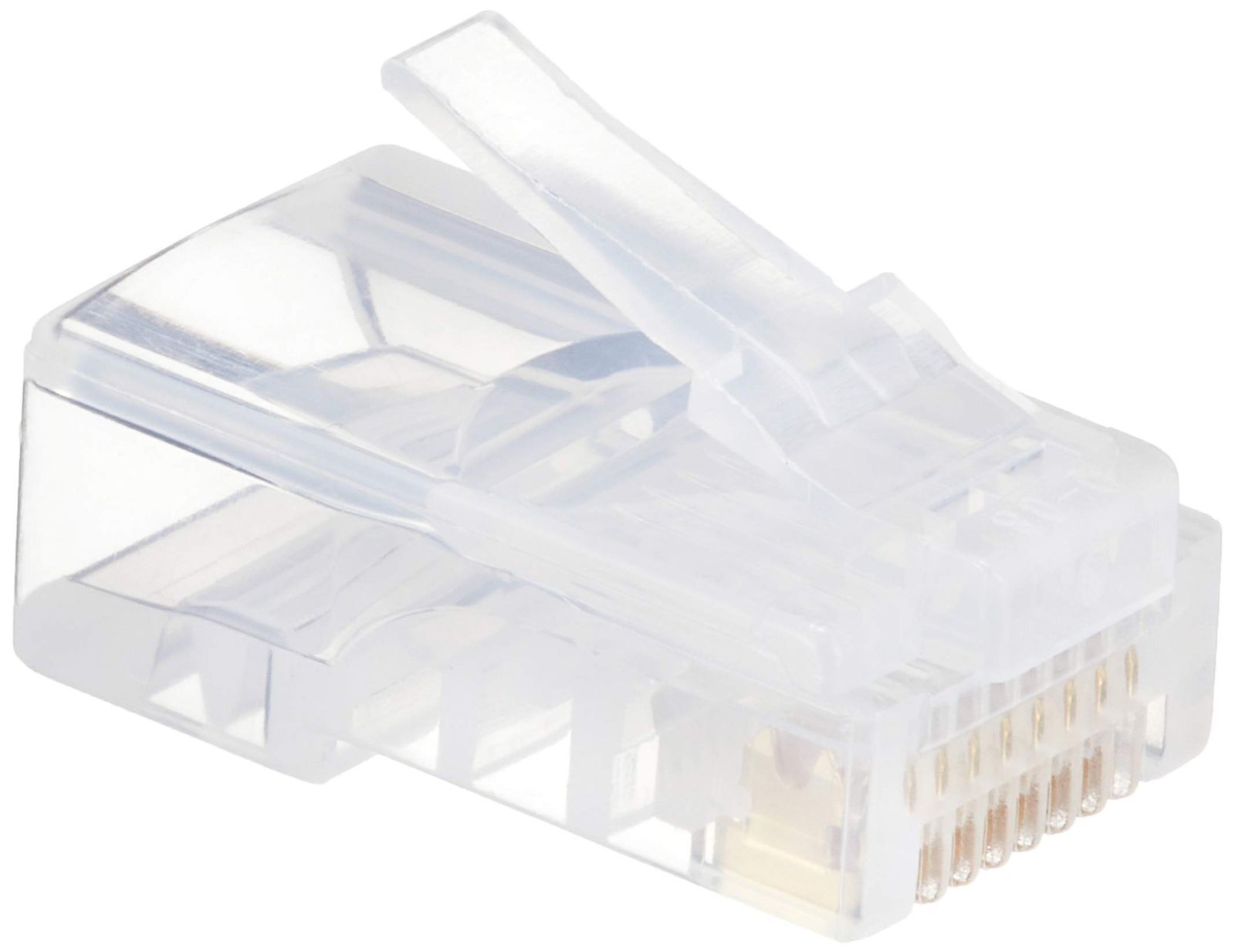 03.【100個入】つめ折れ防止コネクタ エレコム RJ45コネクタ Cat5e対応 ヨリ線仕様 つめ折れ防止コネクタ 100個入り LD-RJ45TY100/T