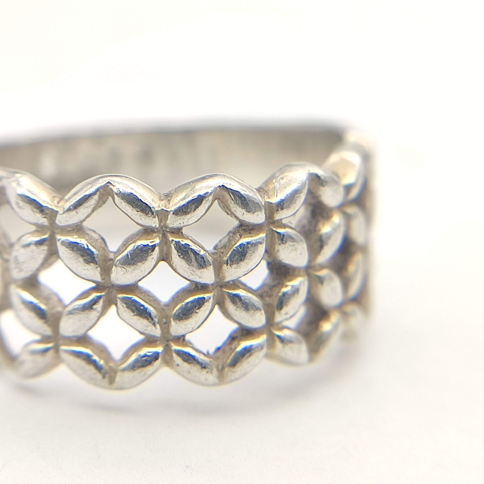 ビンテージ マルチラインのアシンメトリーシルバーリング シルバー925 約12号 TIFFANY & Co. サマセット リング シルバー 925 | MixTHINKS