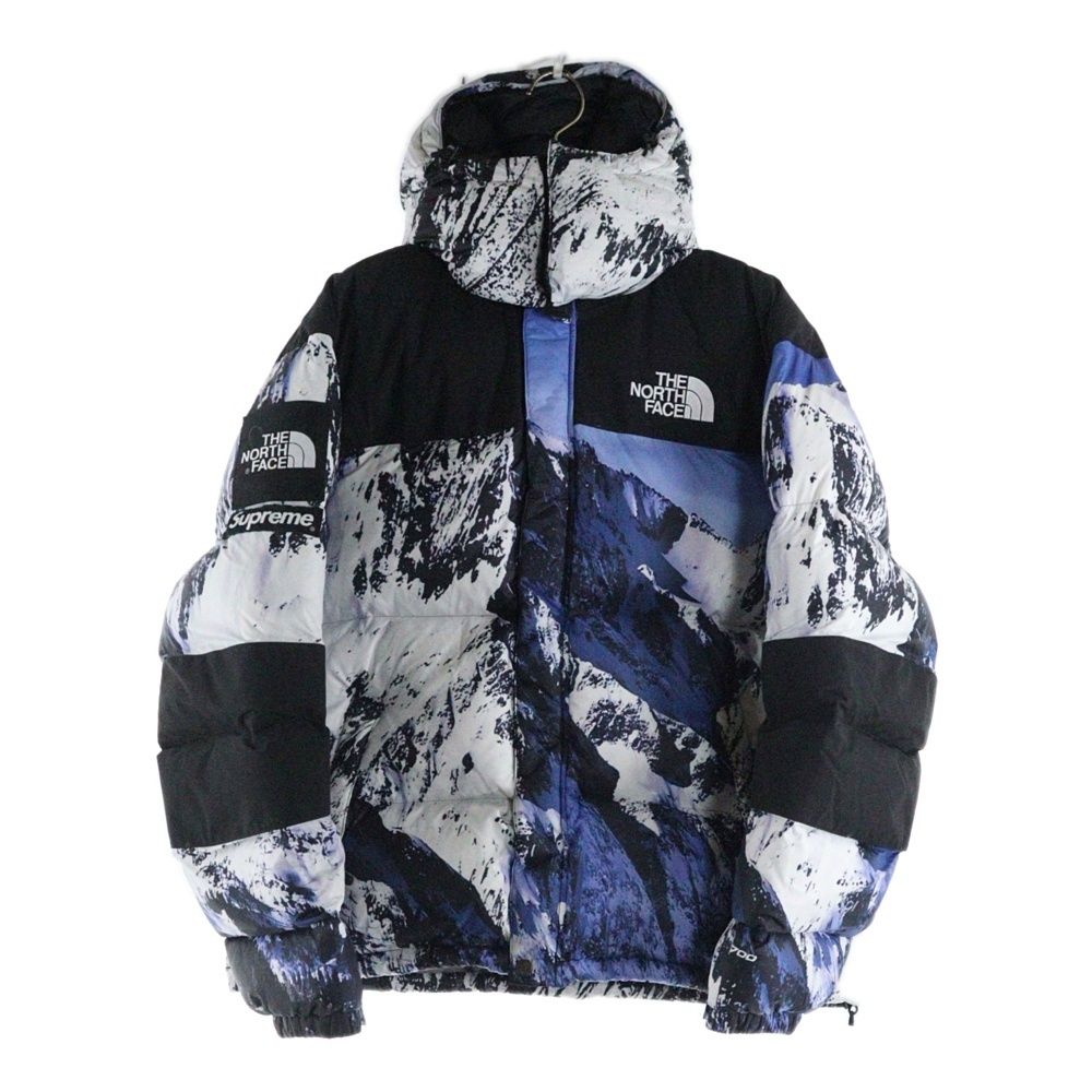 SUPREME シュプリーム 17AW ×THE NORTH FACE BALTRO ザノースフェイス マウンテンバルトロジャケット 雪山 ブルー|ホワイト ND91701I
