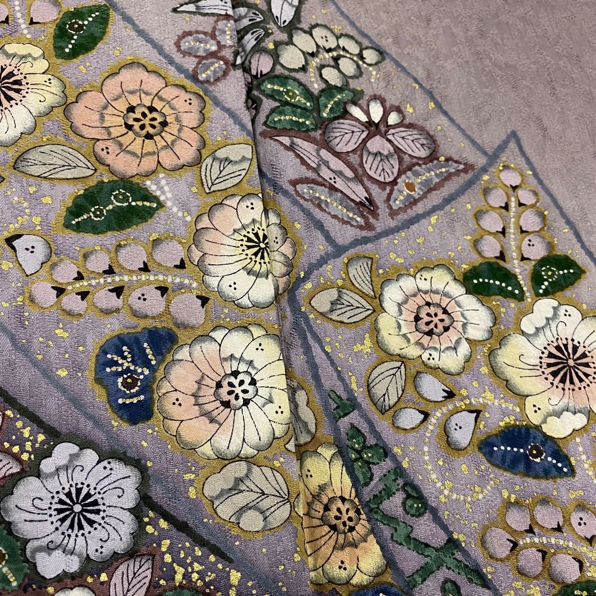 単衣　刺繍附下げ　しつけ付き 単衣(ひとえ)訪問着 No.AC-1076-Lサイズのレンタル｜きもの365