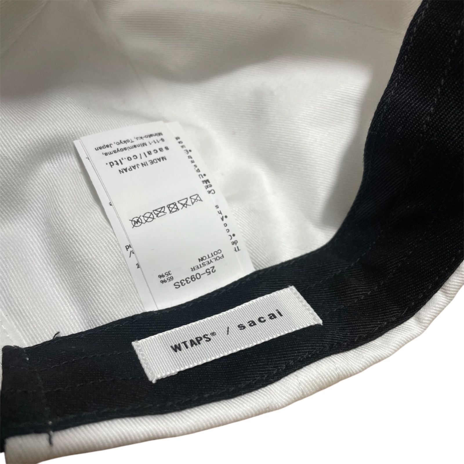 定価22,000円 SACAI × WTAPS Cotton Twill Cap サカイ ダブル