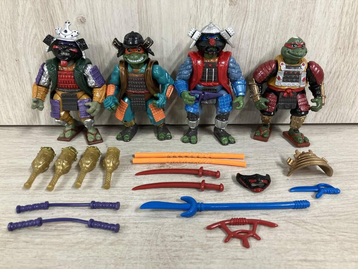 ジャンク ミュータントタートルズ 武士風フィギュア 4体セット