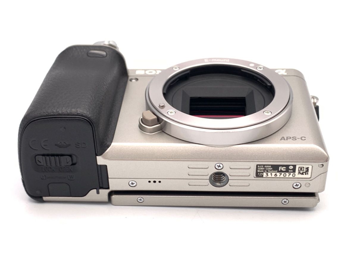 ソニー SONY α6000 ILCE-6000 ボディ シルバー ミラーレス 一眼 ソニー SONY α6000 ILCE-6000 ボディ シルバー ミラーレス 一眼