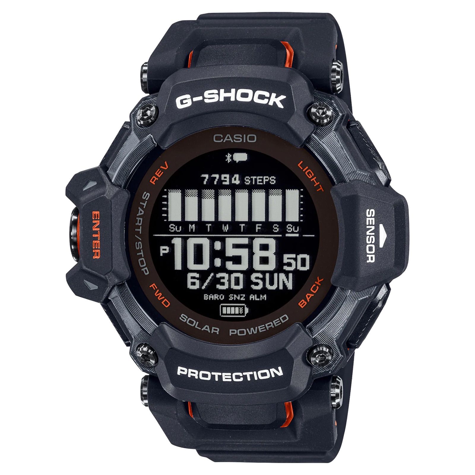 ジーショックの高機能スポーツラインCASIO G-SHOCK GBD-H2000-1AJR