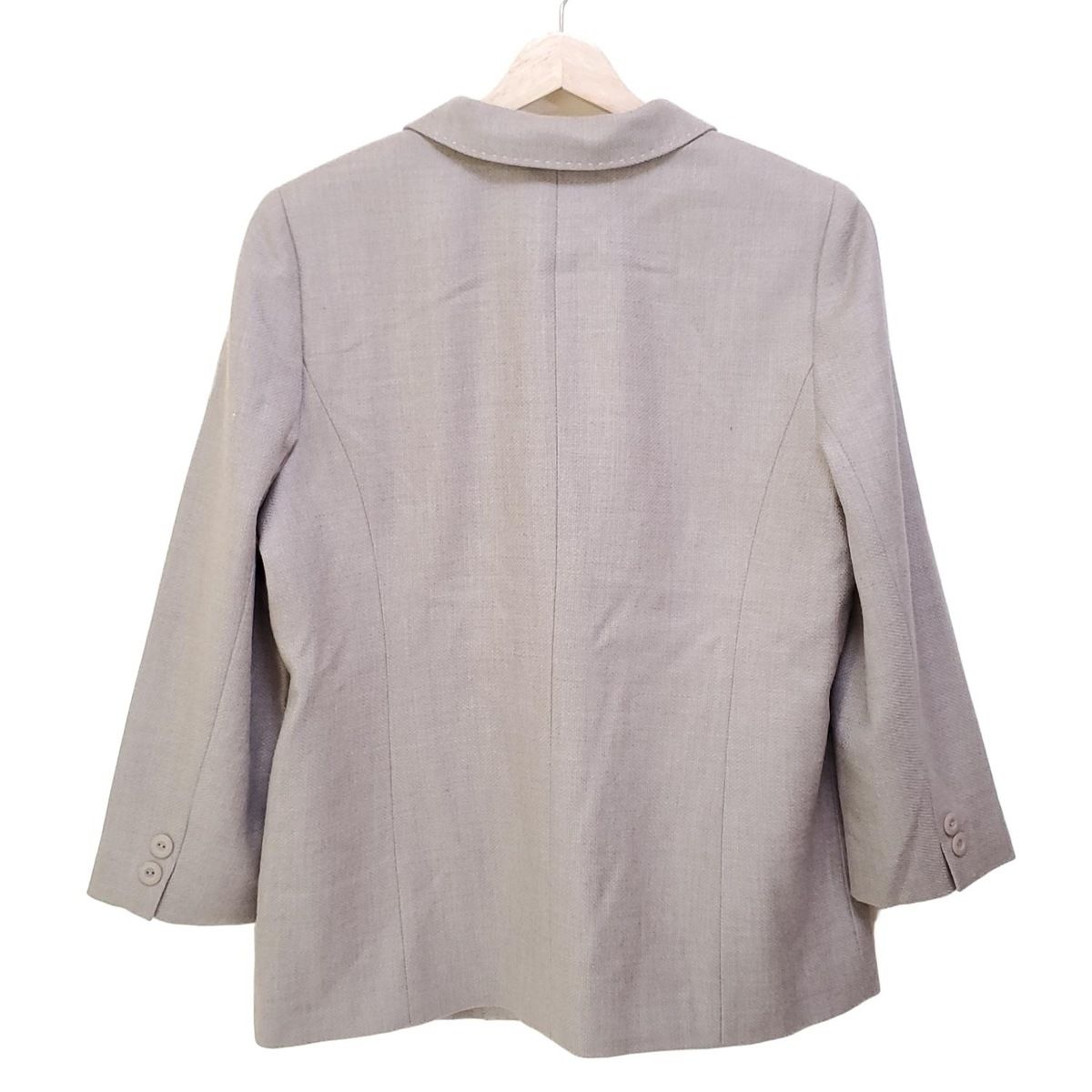 Leilian レリアン ジャケット サイズ13 L レディース - ベージュ 長袖|秋|冬