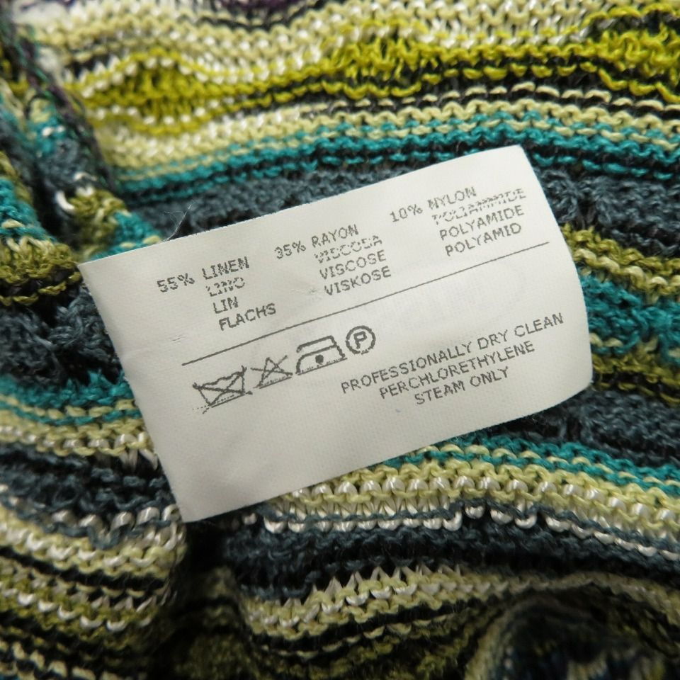 ミッソーニ MISSONI イタリア製 ベスト ジレ 900360i - メルカリ