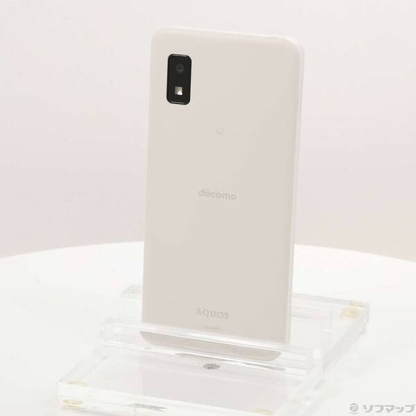 中古品〕 AQUOS wish3 64GB ホワイト SH-53D docomo SIMフリー【262】