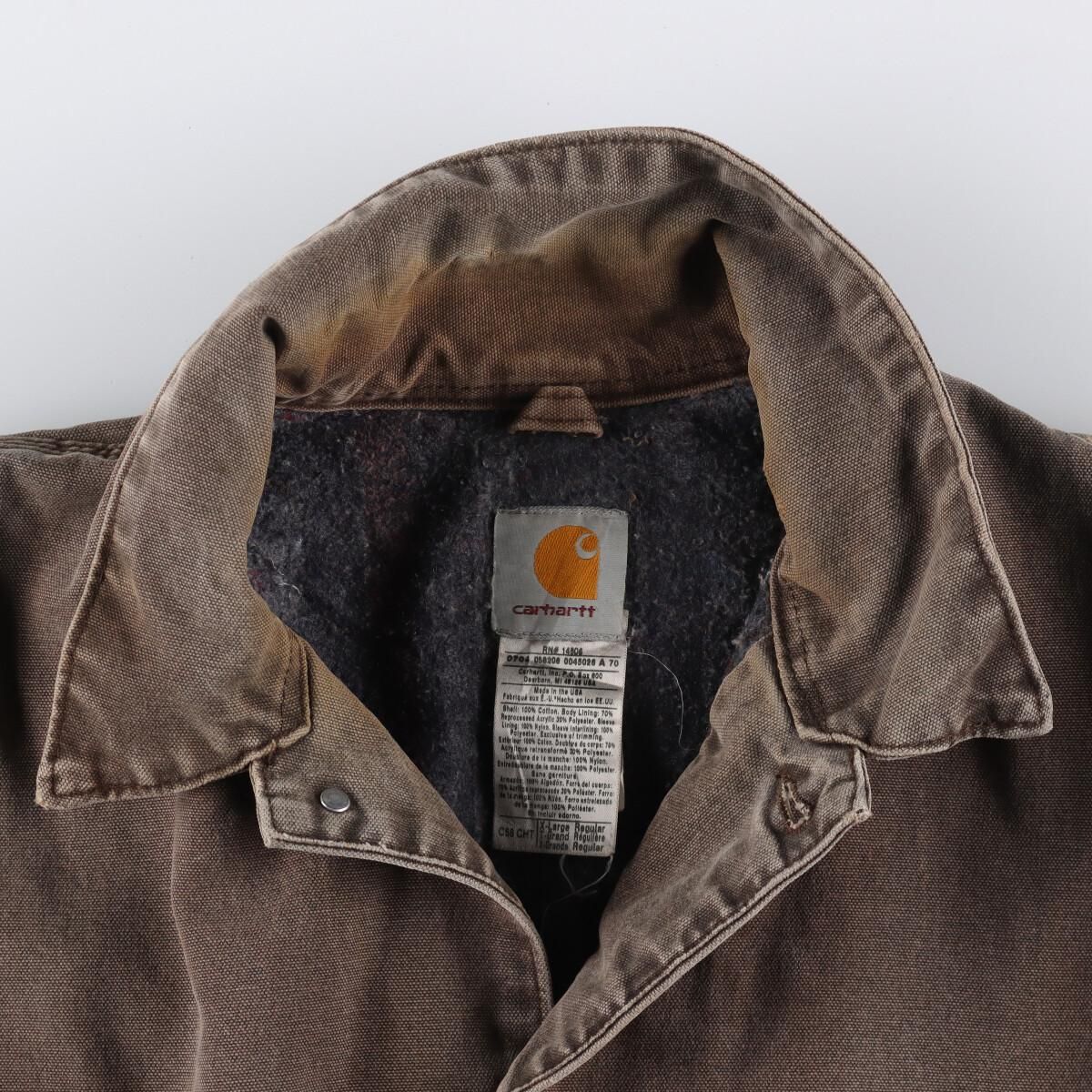 古着 カーハート Carhartt ミシガンチョアコート ダック地ワーク