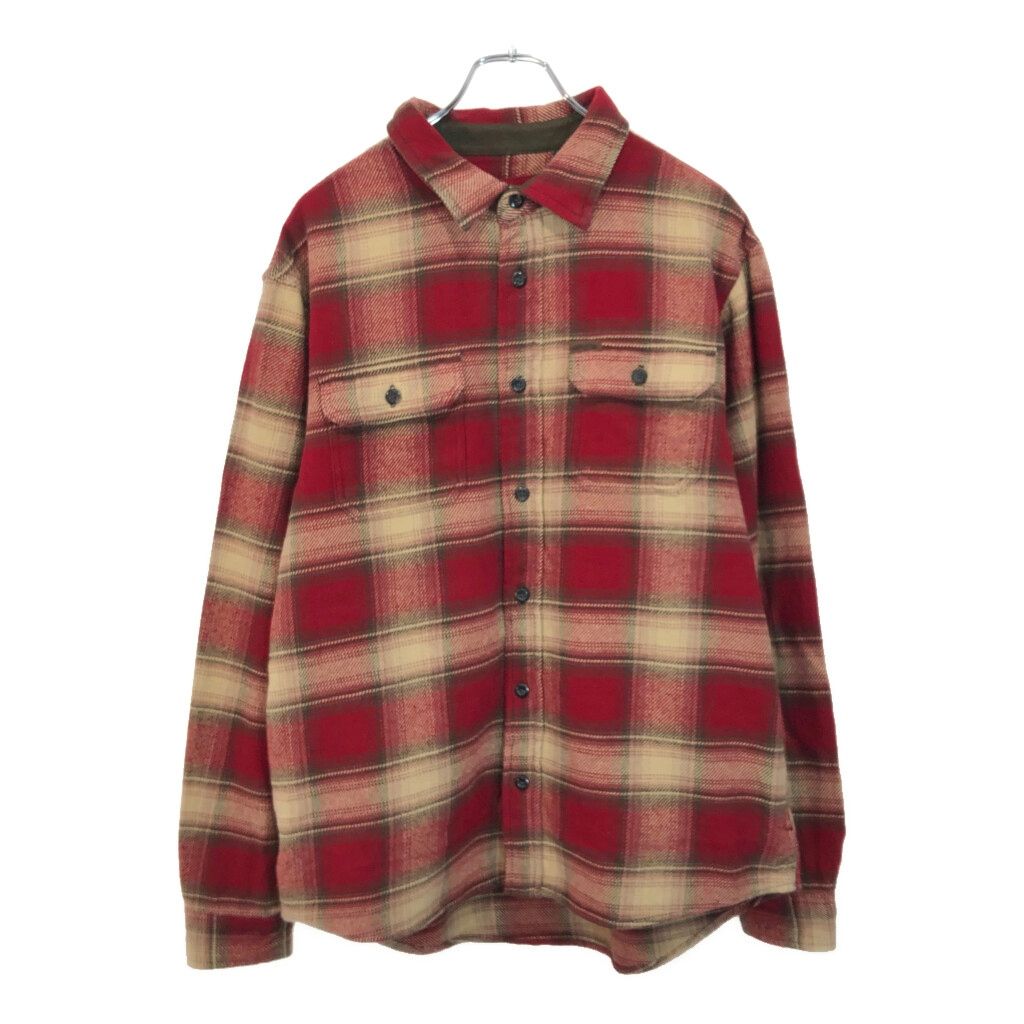 ORVIS オービス　長袖ヘビーフランネルチェックシャツ　カーキ　L古着. 楽天市場】古着 00'S オービス ORVIS 長袖 オンブレチェック