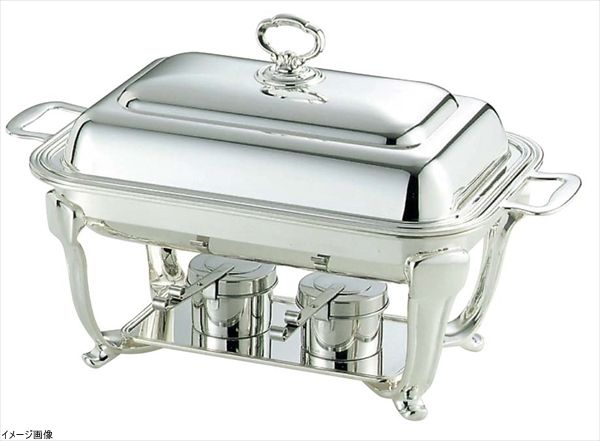 三宝産業 18-8 スタッキングバロン 角 チェーフィングデッシュ 16吋 業務用 NTE17016 新品ＵＫ18-8 スタッキングバロン 角 チェーフィングデッシュ ２０吋