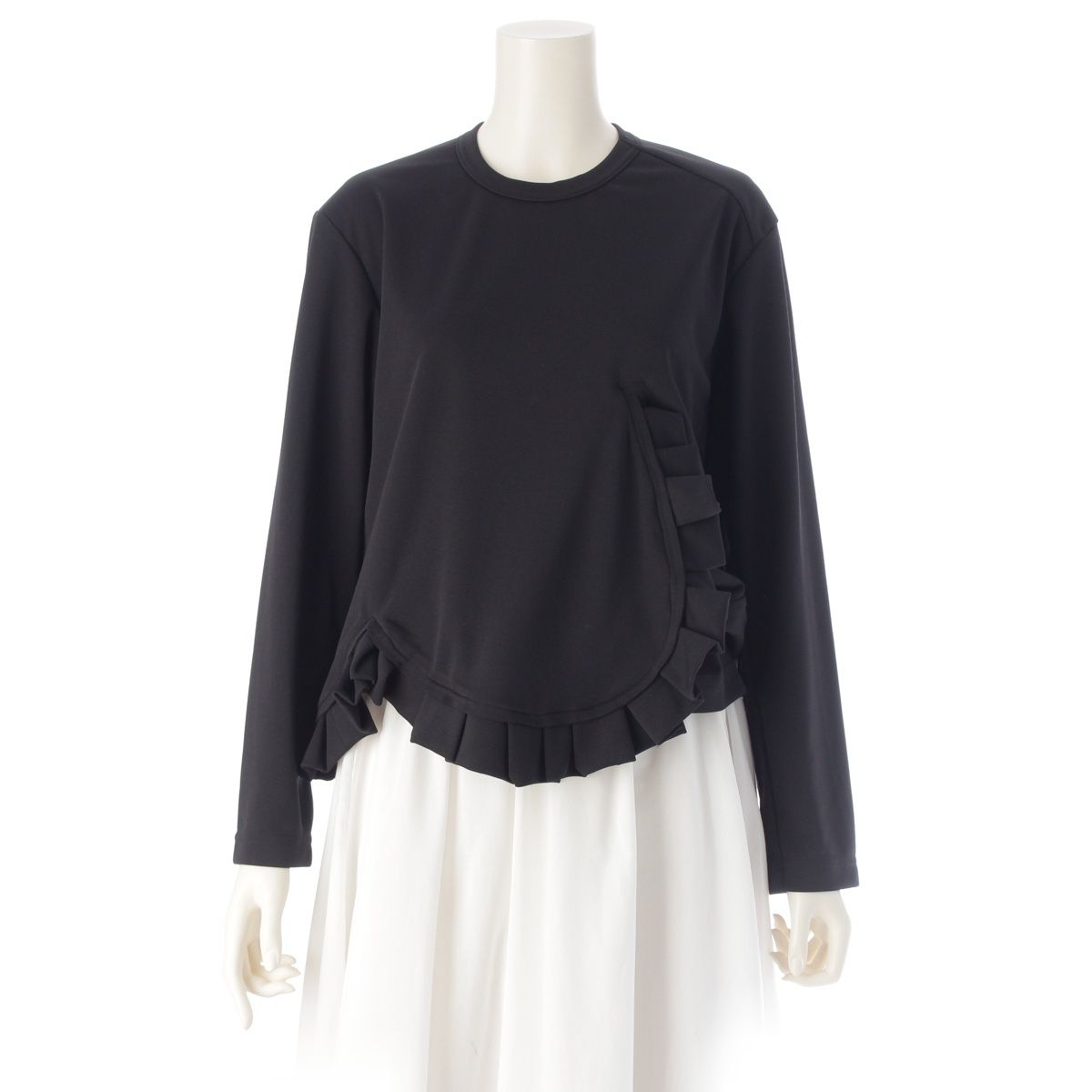 コムデギャルソン AD2025 リルデザイン 切替 カットソー RL-T007 ブラック XS