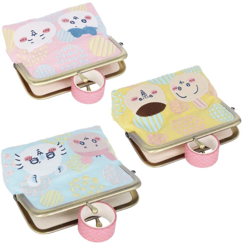 ちいかわ ハチワレ うさぎ モモンガ 古本屋 ミニがま口ポーチ まとめ売り がま口ポーチ ちいかわ ハチワレ うさぎ モモンガ 小物入れ 財布
