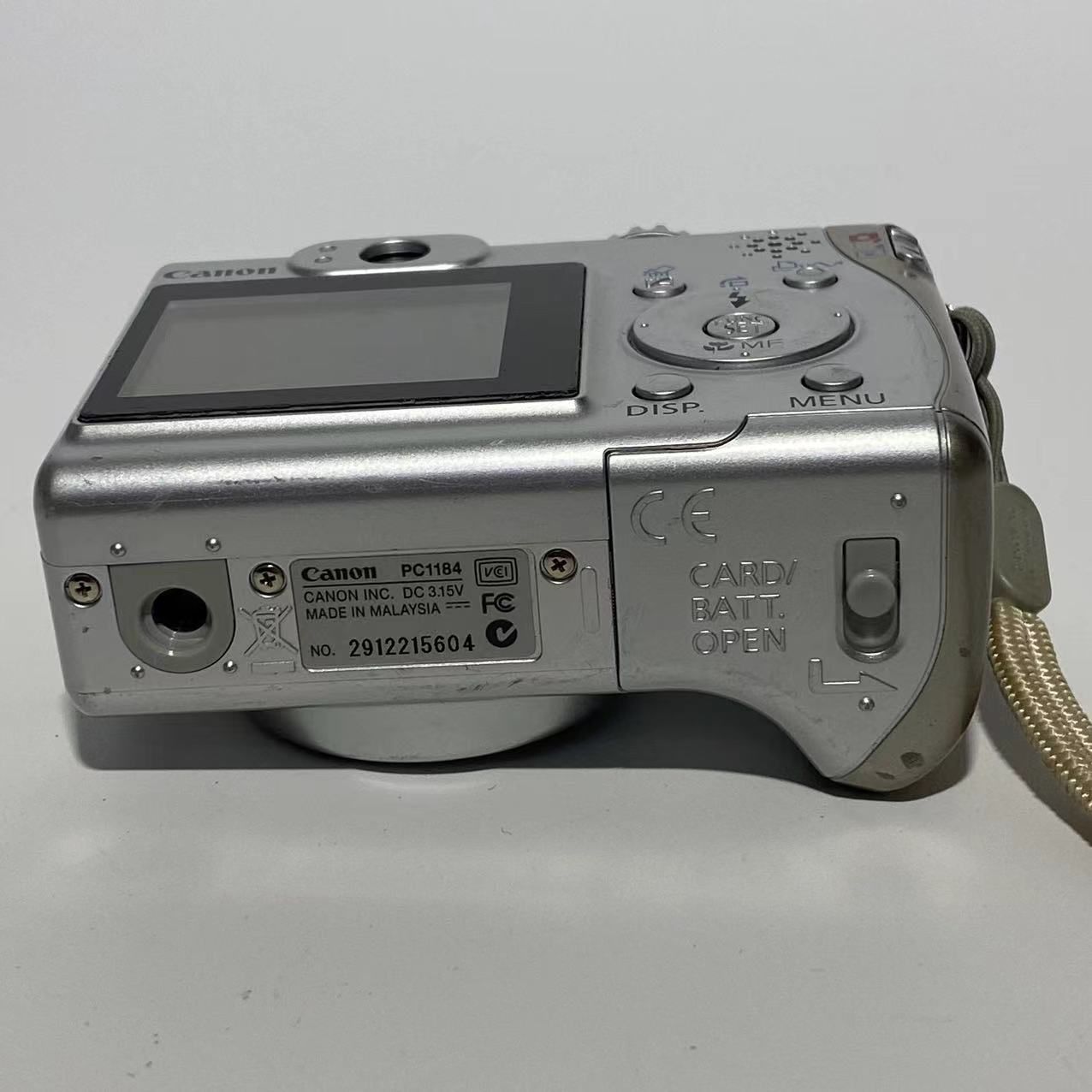 Canon PowerShot A530　動作確認済み　SDカード付 Canon PowerShot A530 シルバー 動作確認済み SDカード付属