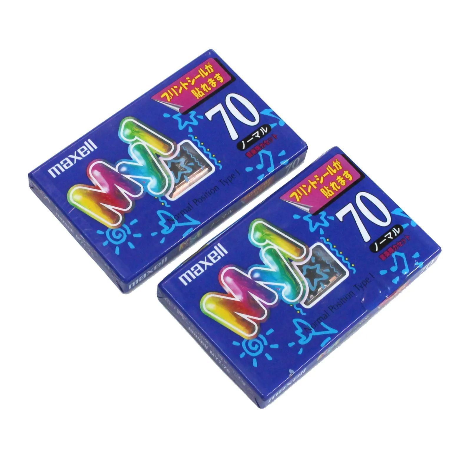 未開封】Maxell マクセル カセットテープ MY1-70 70分 2本 ノーマル 