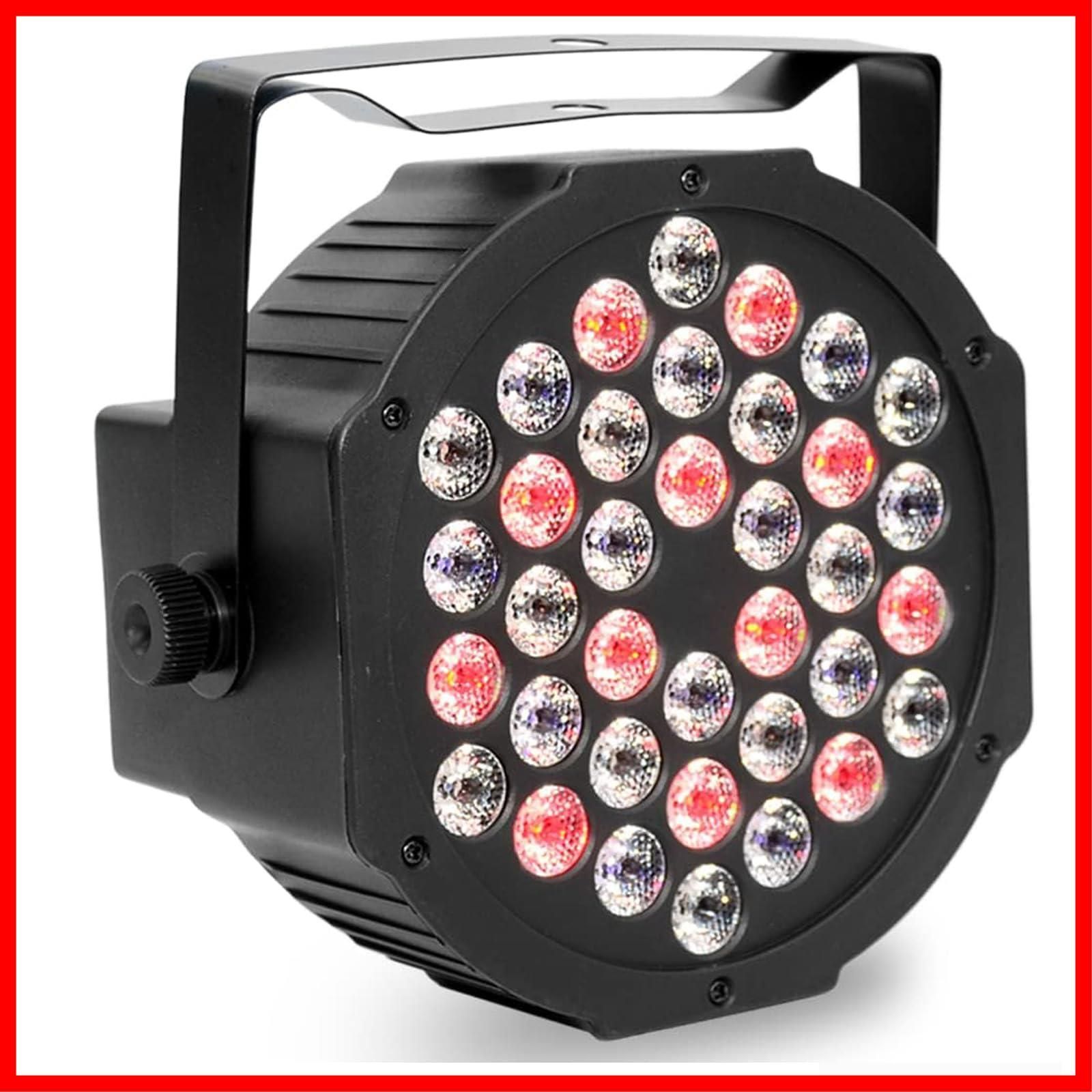 【人気商品】音声起動 36個LEDライト dmx/演出/KTV/舞台照明 自走機能付きステージライト 照明 リモコン付き DMX512 スポットライト ディスコライト ステージライト 1枚 led舞台照明 Rxakudedo